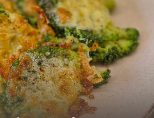 Smashed spicy broccoli